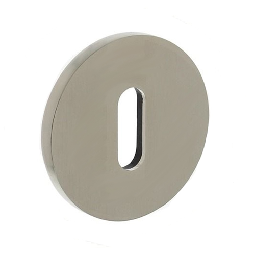 Sleutelgatrozet Nikkel Mat Titaan Pvd - Ø51X5MM Sleutelgatrozet Nikkel Mat Titaan Pvd - Ø51X5MM