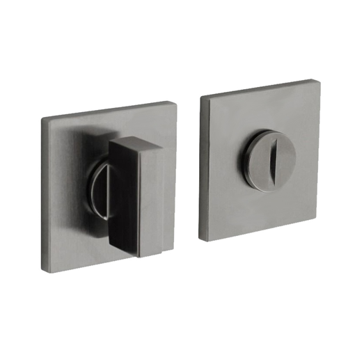 Toiletrozet Rvs Mat Titaan Pvd - 51X51X5MM Toiletrozet Rvs Mat Titaan Pvd - 51X51X5MM