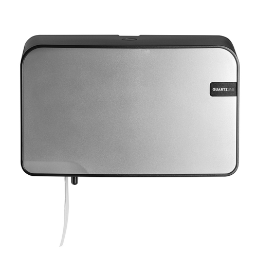 Toiletrolhouder Abs Quartzline - 218X330X145MM ZILVER Toiletrolhouder Abs Quartzline - 218X330X145MM ZILVER