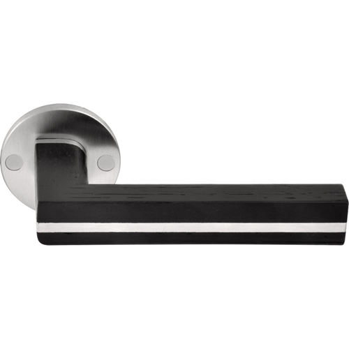 Deurkruk Rvs/Eiken Zwart - TWO PBL22/50 Deurkruk Rvs/Eiken Zwart - TWO PBL22/50