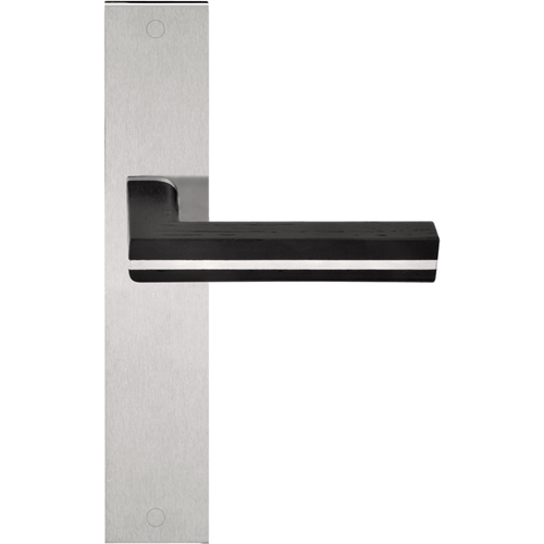 Deurkruk Rvs/Eiken Zwart - TWO PBL22P236 BLIND Deurkruk Rvs/Eiken Zwart - TWO PBL22P236 BLIND