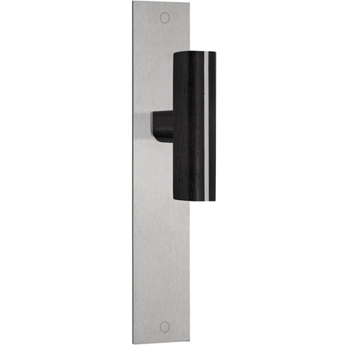 Deurkruk Rvs/Eiken Zwart - TWO PBT22P236 BLIND Deurkruk Rvs/Eiken Zwart - TWO PBT22P236 BLIND