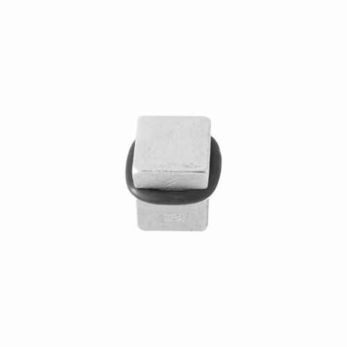 Deurstop Mat Wit Brons - PURE 25X25X35MM Deurstop Mat Wit Brons - PURE 25X25X35MM