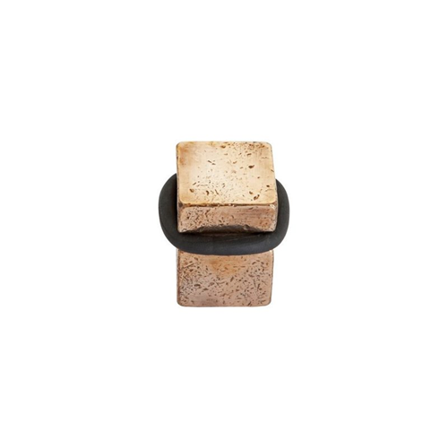 Deurstop Ruw Brons Gepolijst - PURE 25X25X35MM Deurstop Ruw Brons Gepolijst - PURE 25X25X35MM
