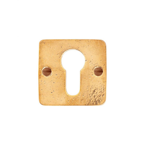Profielcilinderrozet Ruw Brons Gepolijst - PURE PZ 50Q Profielcilinderrozet Ruw Brons Gepolijst - PURE PZ 50Q