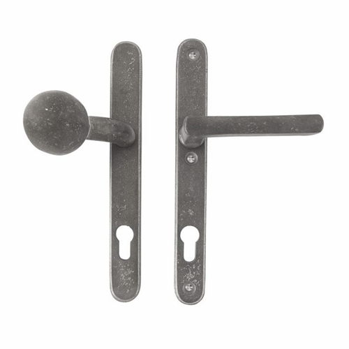 Voordeursmalgarnituur Ruw Metaal - PURE TOP+PH1920 PC92MM Voordeursmalgarnituur Ruw Metaal - PURE TOP+PH1920 PC92MM