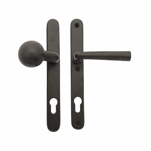 Voordeursmalgarnituur Veroud.Ijzer Zwart - PURE TOP+PH1925+ PC92MM Voordeursmalgarnituur Veroud.Ijzer Zwart - PURE TOP+PH1925+ PC92MM