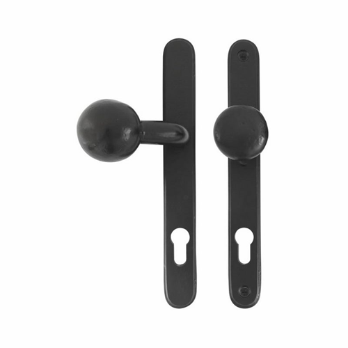 Voordeursmalgarnituur Veroud.Ijzer Zwart - PURE TOP+PHR PC72MM Voordeursmalgarnituur Veroud.Ijzer Zwart - PURE TOP+PHR PC72MM