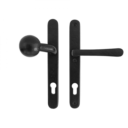 Voordeursmalgarnituur Veroud.Ijzer Zwart - PURE TOP+PHXL PC72MM Voordeursmalgarnituur Veroud.Ijzer Zwart - PURE TOP+PHXL PC72MM