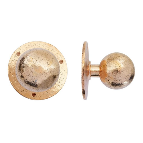 Voordeurknop Ruw Brons Gepolijst - PURE PT-70 Ø75MM Voordeurknop Ruw Brons Gepolijst - PURE PT-70 Ø75MM