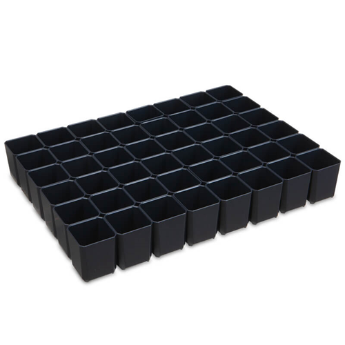 Inzetbakjes Sortimo - IB SA3 ZWART SET à 48 STUKS Inzetbakjes Sortimo - IB SA3 ZWART SET à 48 STUKS