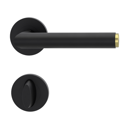 Deurkrukgarnituur Grafietzwart Griffwerk - LUCIA SELECT MESSING TOILET Deurkrukgarnituur Grafietzwart Griffwerk - LUCIA SELECT MESSING TOILET