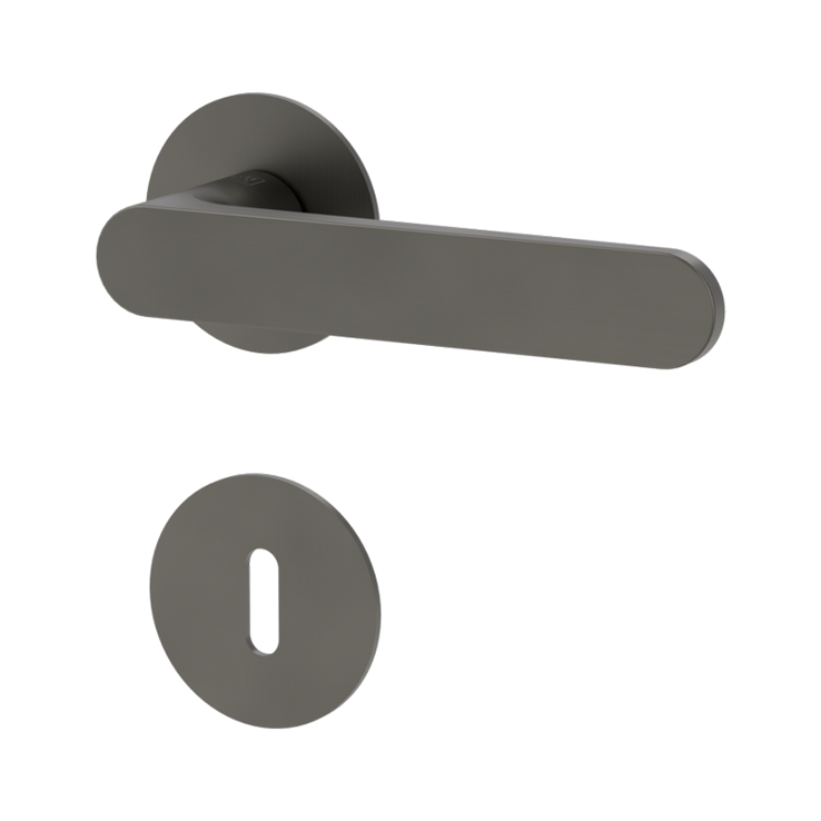deurkrukgarnituur fluweelgrijs griffwerk deurkrukgarnituur fluweelgrijs griffwerk