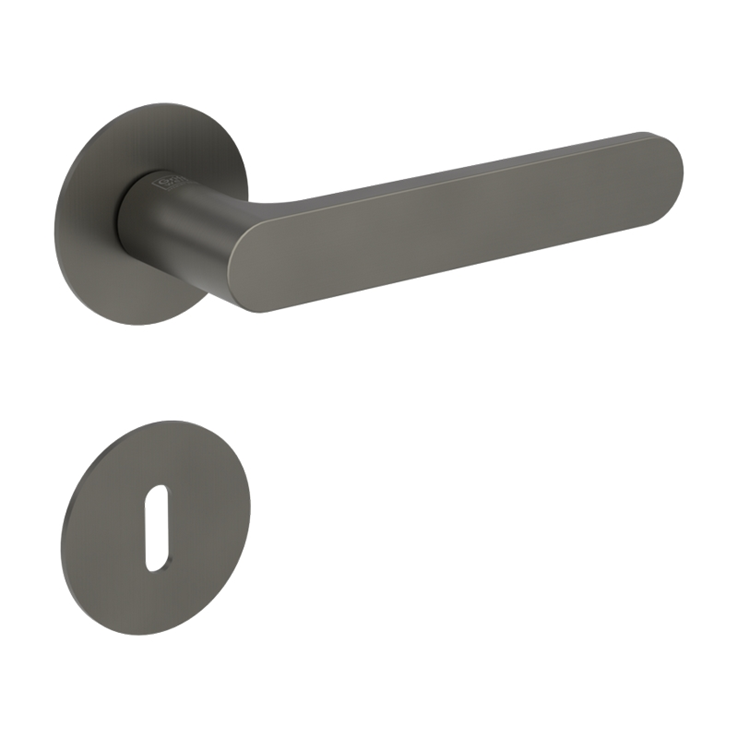 deurkrukgarnituur fluweelgrijs griffwerk deurkrukgarnituur fluweelgrijs griffwerk