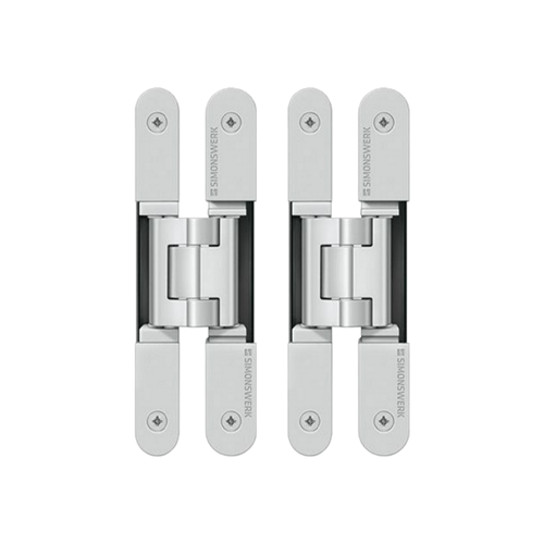 Onzichtbaar Scharnierset Rvs Look - TECTUS TE240 3D SET à 2 STUKS Onzichtbaar Scharnierset Rvs Look - TECTUS TE240 3D SET à 2 STUKS