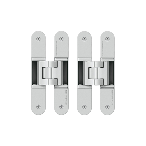 Onzichtbaar Scharnierset Rvs Look - TECTUS TE340 3D SET à 2 STUKS Onzichtbaar Scharnierset Rvs Look - TECTUS TE340 3D SET à 2 STUKS