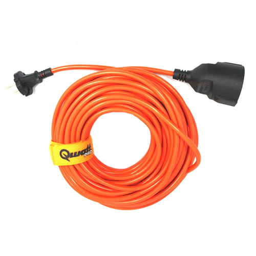 Verlengsnoer Vinyl - 2X1.0MM2 ORANJE 20M Verlengsnoer Vinyl - 2X1.0MM2 ORANJE 20M
