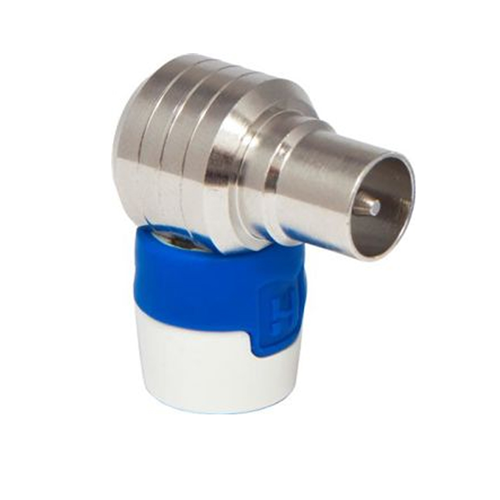 Stekker Haaks Coax Hirschmann - KOSWI 5 MALE WIT 4G Stekker Haaks Coax Hirschmann - KOSWI 5 MALE WIT 4G