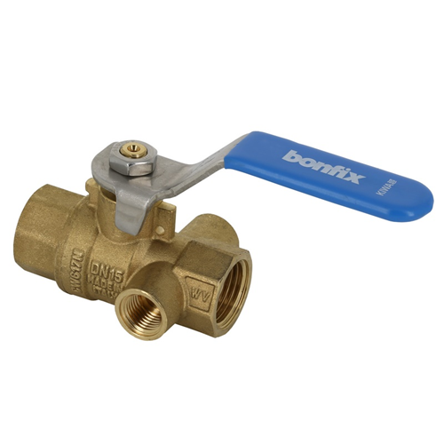 Kogelkraan Messing Bonfix - 1'' BI-BI Kogelkraan Messing Bonfix - 1'' BI-BI