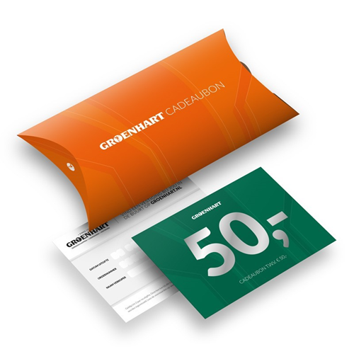 Groenhart Cadeaubon - TER WAARDE VAN € 50 Groenhart Cadeaubon - TER WAARDE VAN € 50