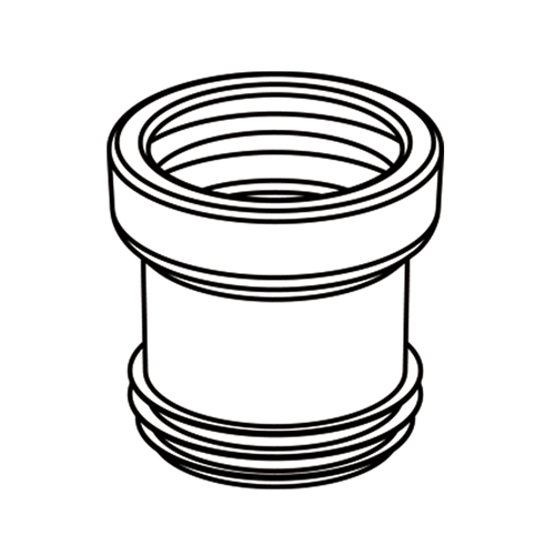 Wc-Afvoermanchet Wit Wisa - NR.3 100/110MM WIT Wc-Afvoermanchet Wit Wisa - NR.3 100/110MM WIT