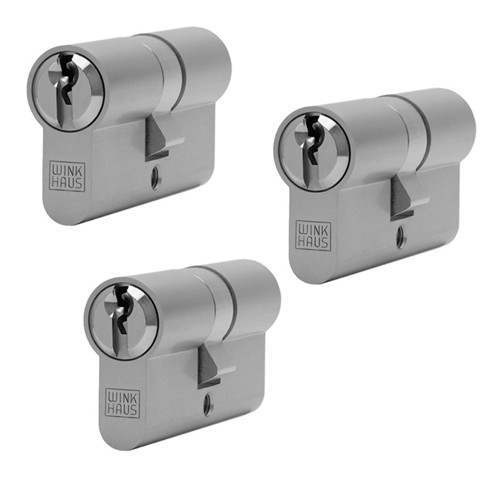 Profielcilinders Heel Winkhaus Skg** - XR01N 30T30 SET à  3 STUKS Profielcilinders Heel Winkhaus Skg** - XR01N 30T30 SET à  3 STUKS