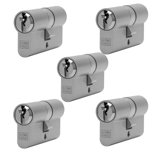 Profielcilinders Heel Winkhaus Skg** - XR01N 30T30 SET à  5 STUKS Profielcilinders Heel Winkhaus Skg** - XR01N 30T30 SET à  5 STUKS