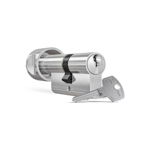 Knopcilinder Dom Skg** - PLURA 333K6 50T30 BU/BI Knopcilinder Dom Skg** - PLURA 333K6 50T30 BU/BI