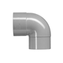 bocht pvc grijs rwa-2 bocht pvc grijs rwa-2