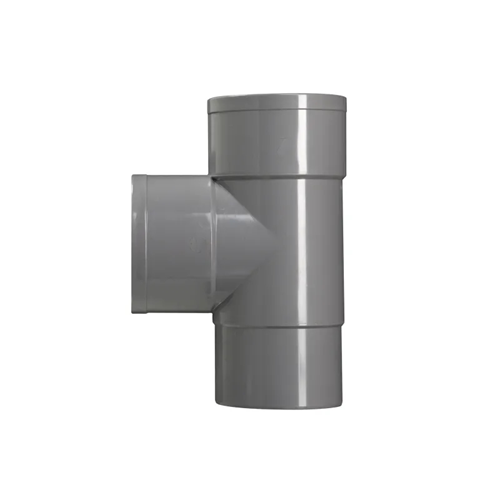 T-Stuk Pvc Grijs Hwa - 100MM T-Stuk Pvc Grijs Hwa - 100MM