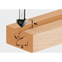 V-groeffrees hardmetaal festool-3 V-groeffrees hardmetaal festool-3