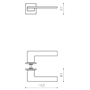 deurkruk rvs mat titaan pvd-3 deurkruk rvs mat titaan pvd-3