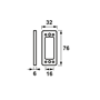 onderlegplaat nylon wit axa-5 onderlegplaat nylon wit axa-5