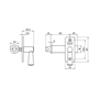 insteekgrendel aluminium f1 nemef-5 insteekgrendel aluminium f1 nemef-5