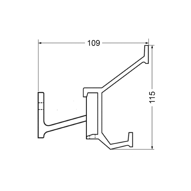 kapstok aluminium f1 mat hermeta kapstok aluminium f1 mat hermeta