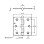 vh-scharnier rvs bsw-4 vh-scharnier rvs bsw-4