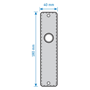 kortschild aluminium f1 buva-3 kortschild aluminium f1 buva-3