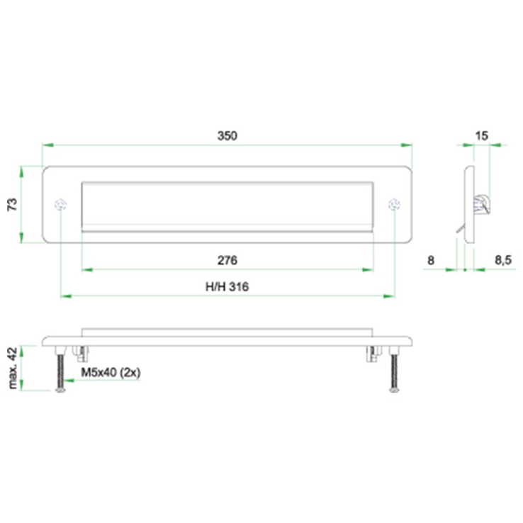 briefplaat rvs a4 oxloc briefplaat rvs a4 oxloc
