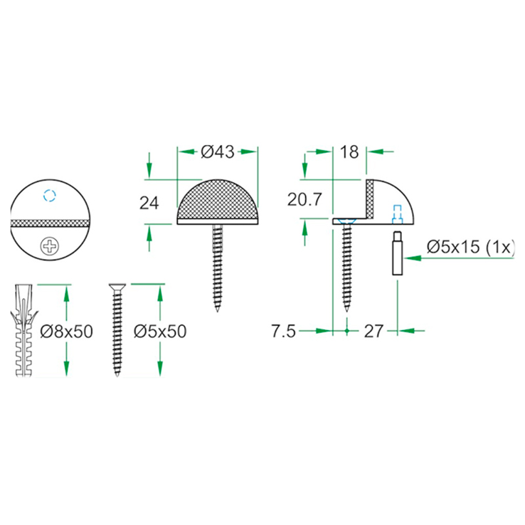 deurbuffer rvs a2 oxloc deurbuffer rvs a2 oxloc