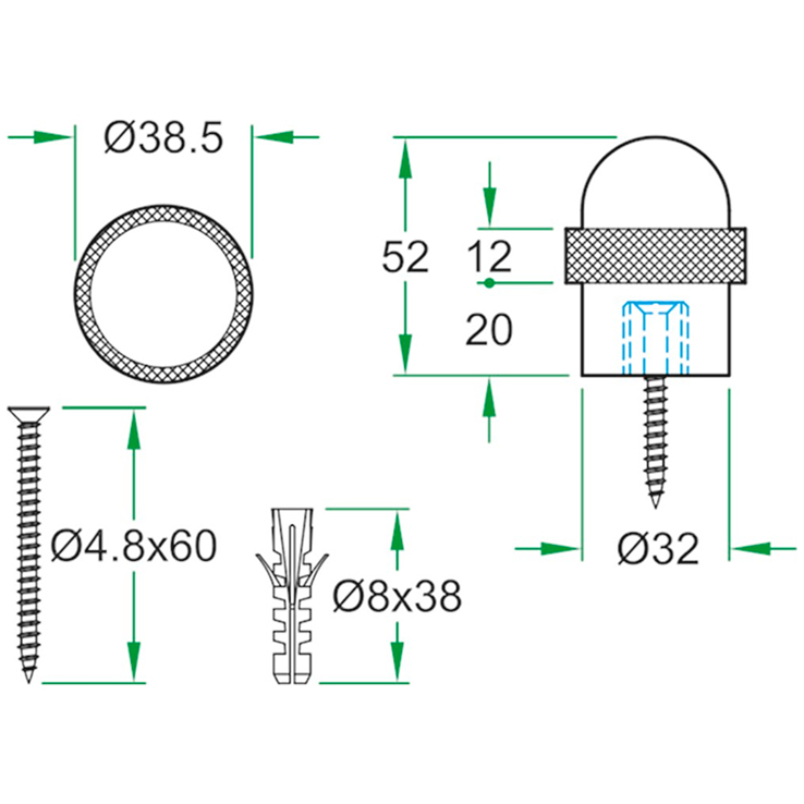 deurbuffer rvs a2 oxloc deurbuffer rvs a2 oxloc