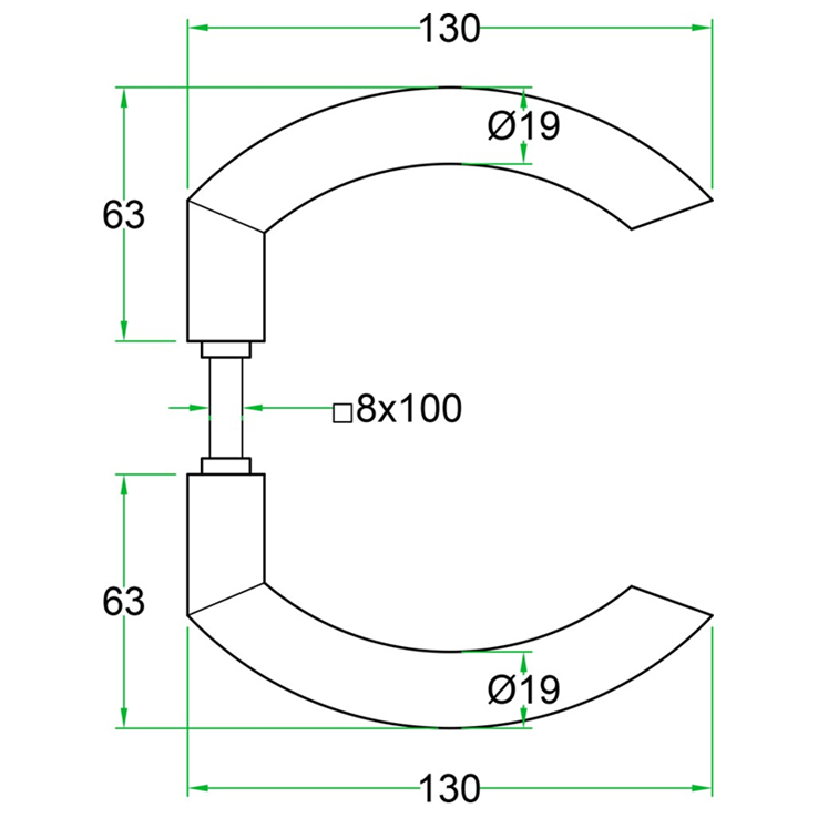 deurkruk rvs a2 oxloc deurkruk rvs a2 oxloc
