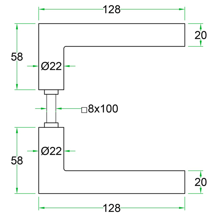 deurkruk rvs a2 oxloc deurkruk rvs a2 oxloc