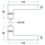 deurkruk rvs a2 oxloc-4 deurkruk rvs a2 oxloc-4