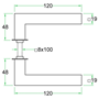 deurkruk rvs a2 oxloc-4 deurkruk rvs a2 oxloc-4