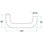 deurkruk gatdeel rvs a2 oxloc-4 deurkruk gatdeel rvs a2 oxloc-4