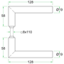 deurkruk rvs a2 oxloc-4 deurkruk rvs a2 oxloc-4