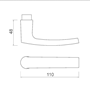 deurkruk aluminium f1 oxloc-6 deurkruk aluminium f1 oxloc-6