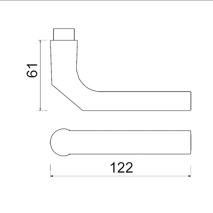 deurkruk gatdeel aluminium f1 oxloc deurkruk gatdeel aluminium f1 oxloc