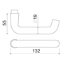 deurkruk aluminium f1 oxloc-6 deurkruk aluminium f1 oxloc-6