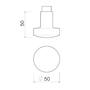 knopkruk aluminium f1 ami-5 knopkruk aluminium f1 ami-5